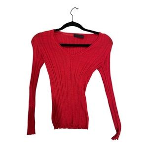 Prada cashmere/silk blend long sleeve top. Never worn. Size 42